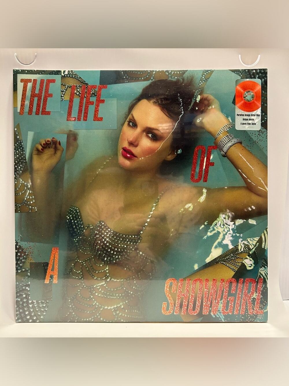 Vinyl Taylor Swift The Life of a Showgirl Orange Glitter LP Sealed 2025 Record